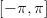 [− π,π ]